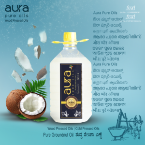 5L Wood Pressed Coconut Oil by Aura Pure Oils