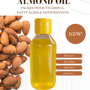 Wood Pressed Almond Oil | Cold Pressed | 100ml | 100% Pure | 100% Natural | Aura Pure Oils